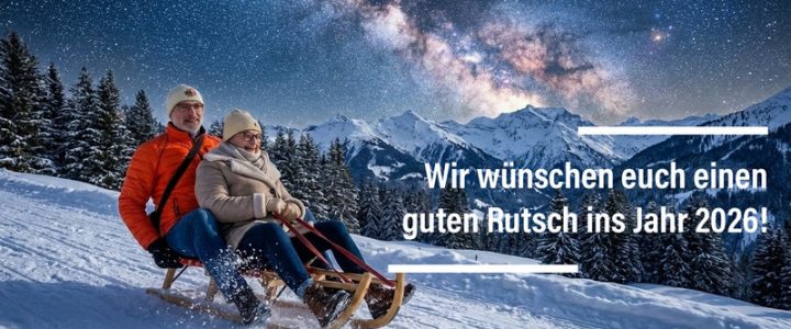 Unsere Redaktion wünscht einen guten Rusch ins Neue Jahr! Unsere Redaktion wünscht einen guten Rusch ins Neue Jahr!