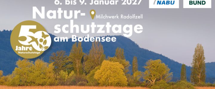 50 Jahre Naturschutztage am Bodensee: Jubiläum mit spannendem Programm
